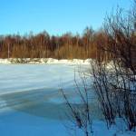 река Ширшема - зима 2015