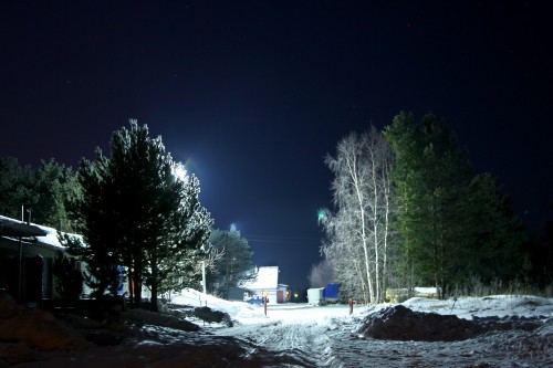 ночной пейзаж - зима 2017