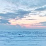 Безмятежное белое море